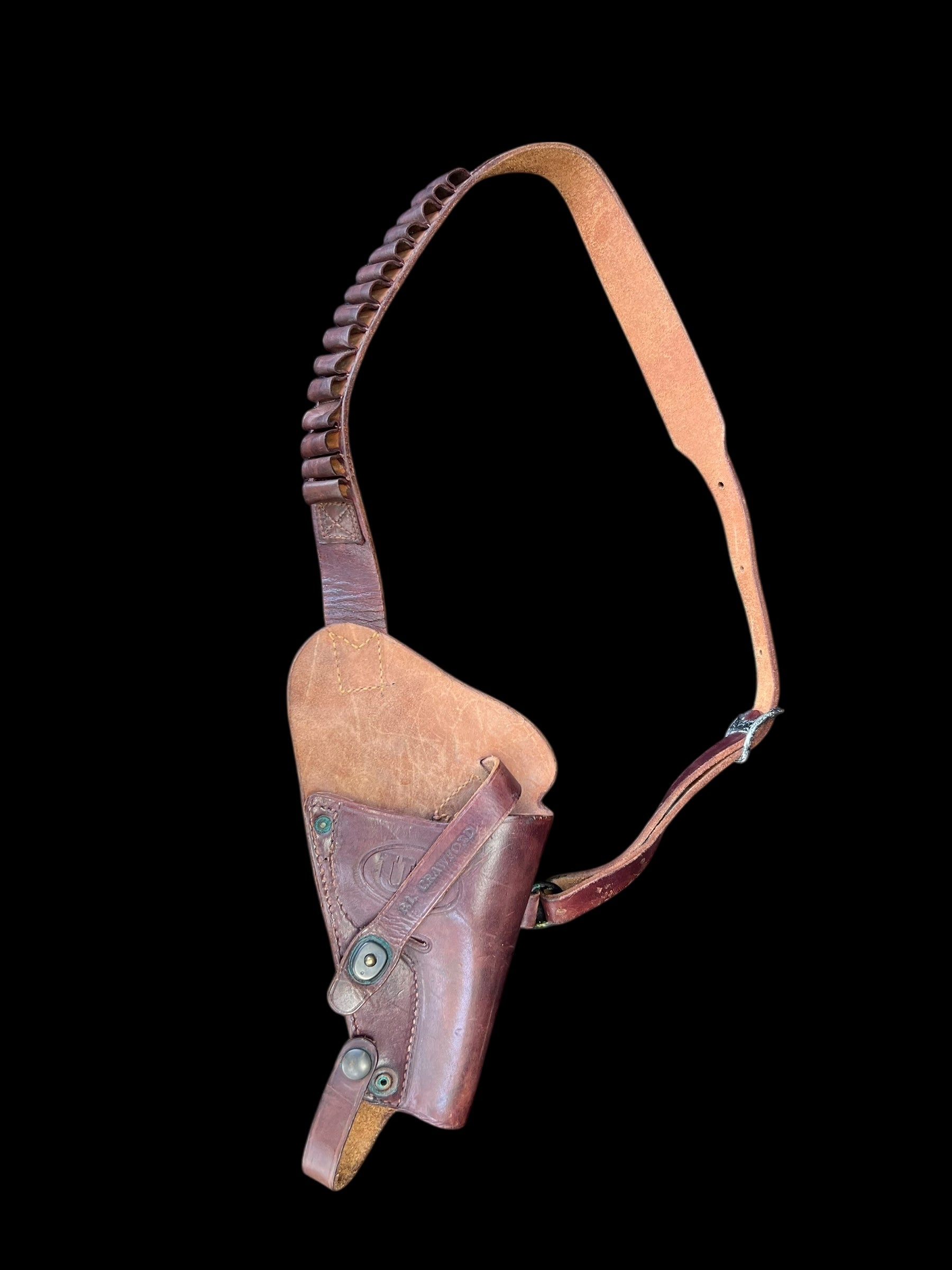 Named WWII and Korean War USMC Aviator Revolver Holster