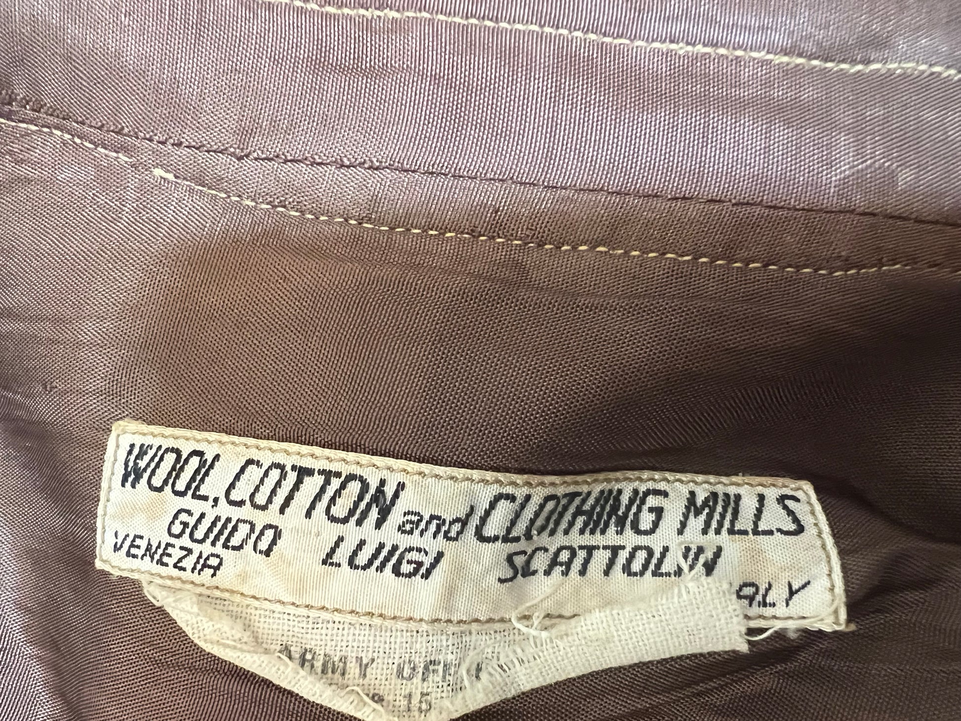Italian made WWII US Officers Shirt