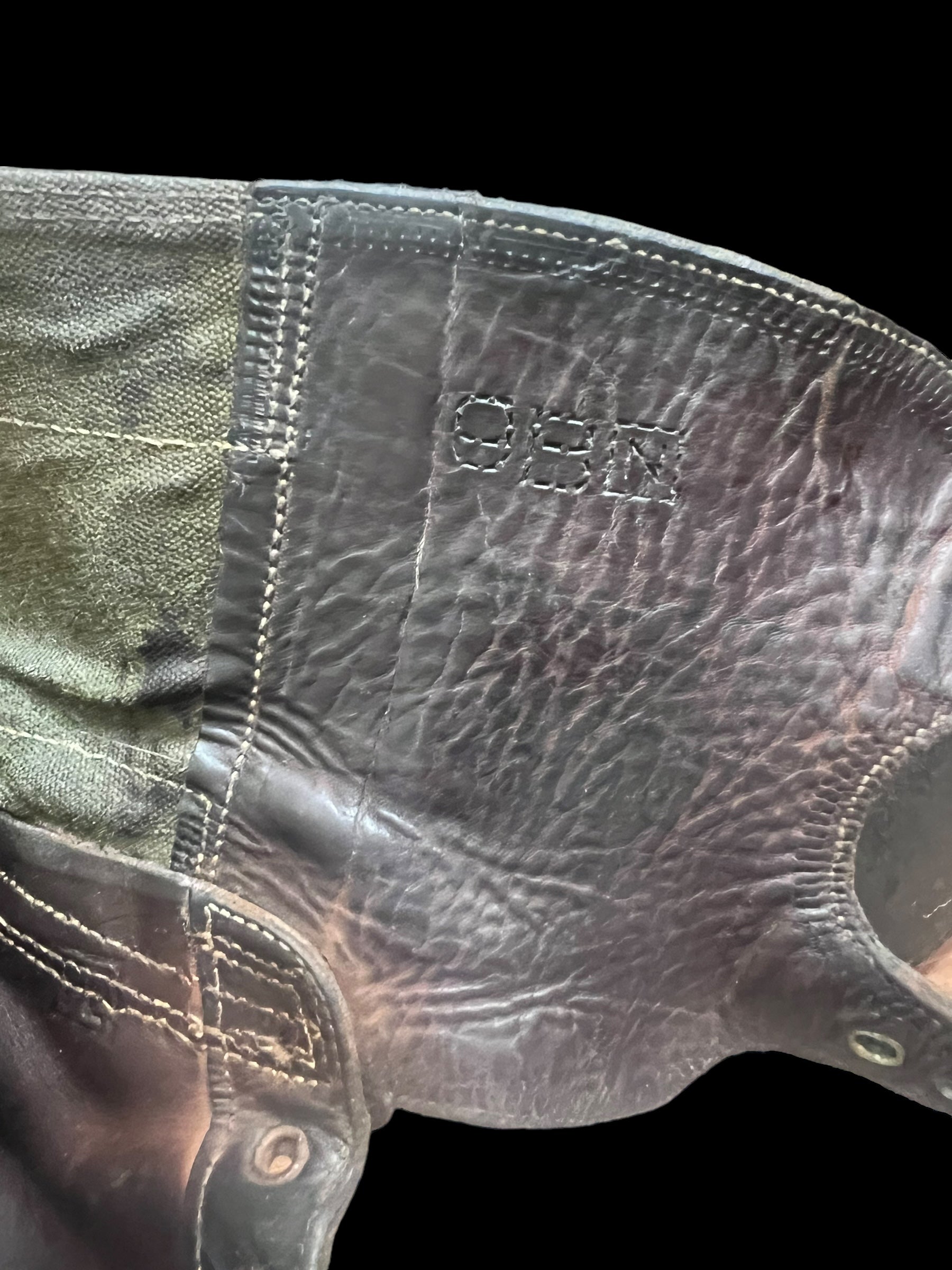 WWII Size 9EE Double Buckle Boots