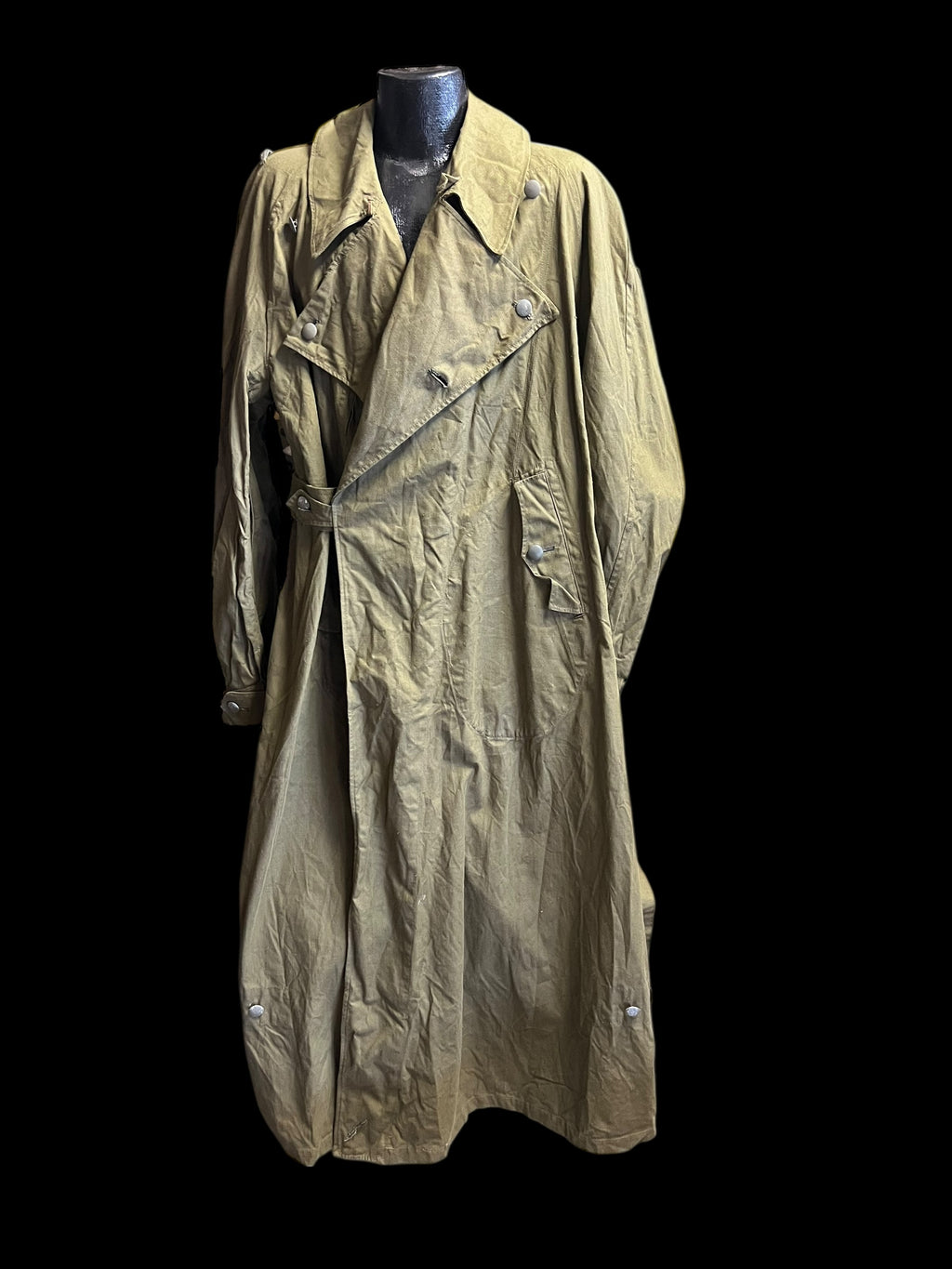 WWII German Tropical Riders Overcoat