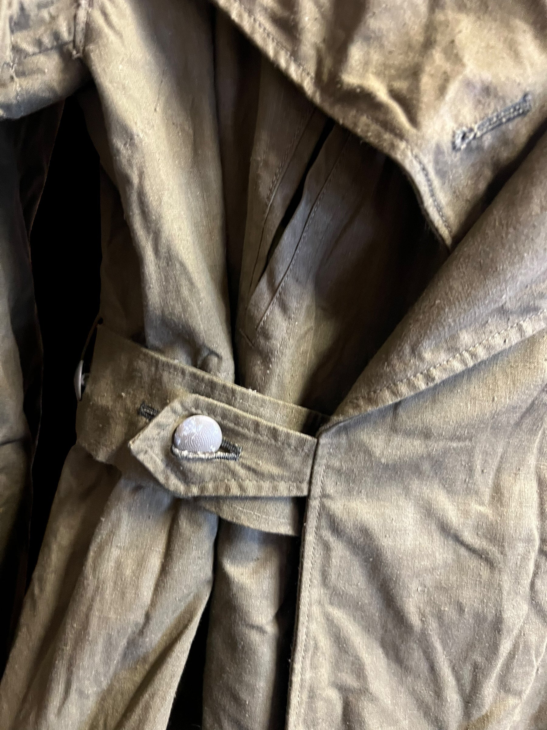 WWII German Tropical Riders Overcoat