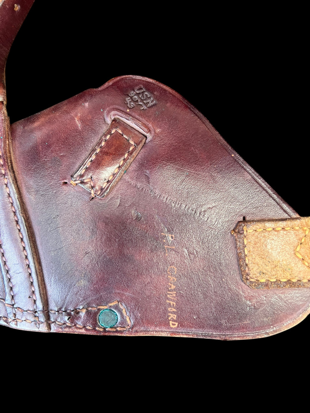 Named WWII and Korean War USMC Aviator Revolver Holster