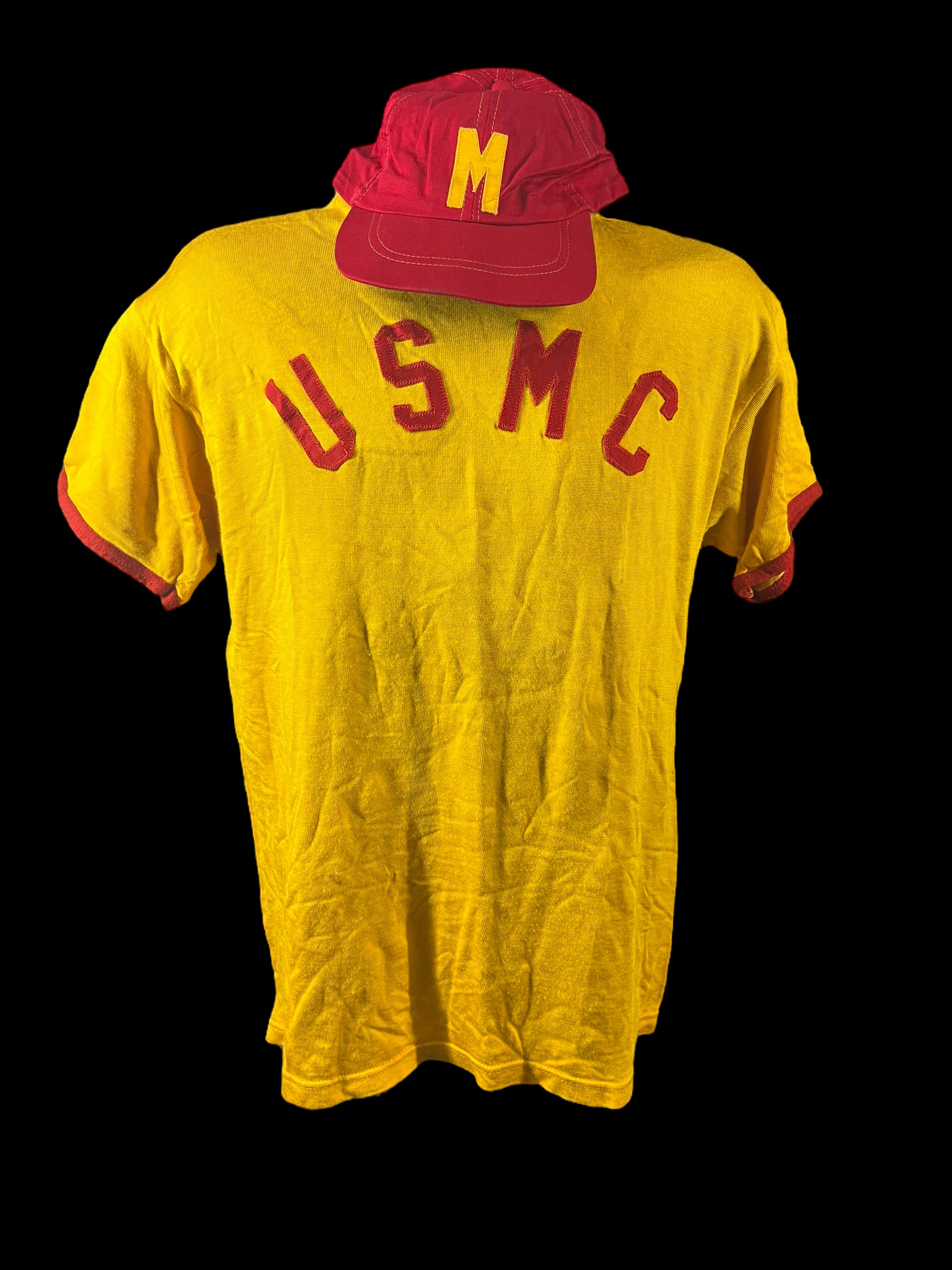 1950s USMC Baseball Shirt and Cap