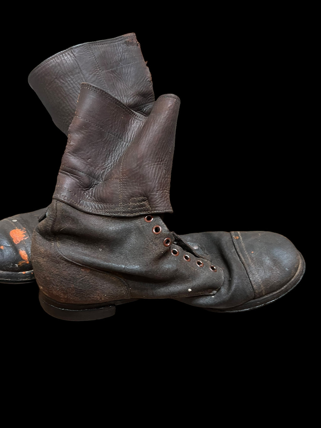 WWII Size 9EE Double Buckle Boots