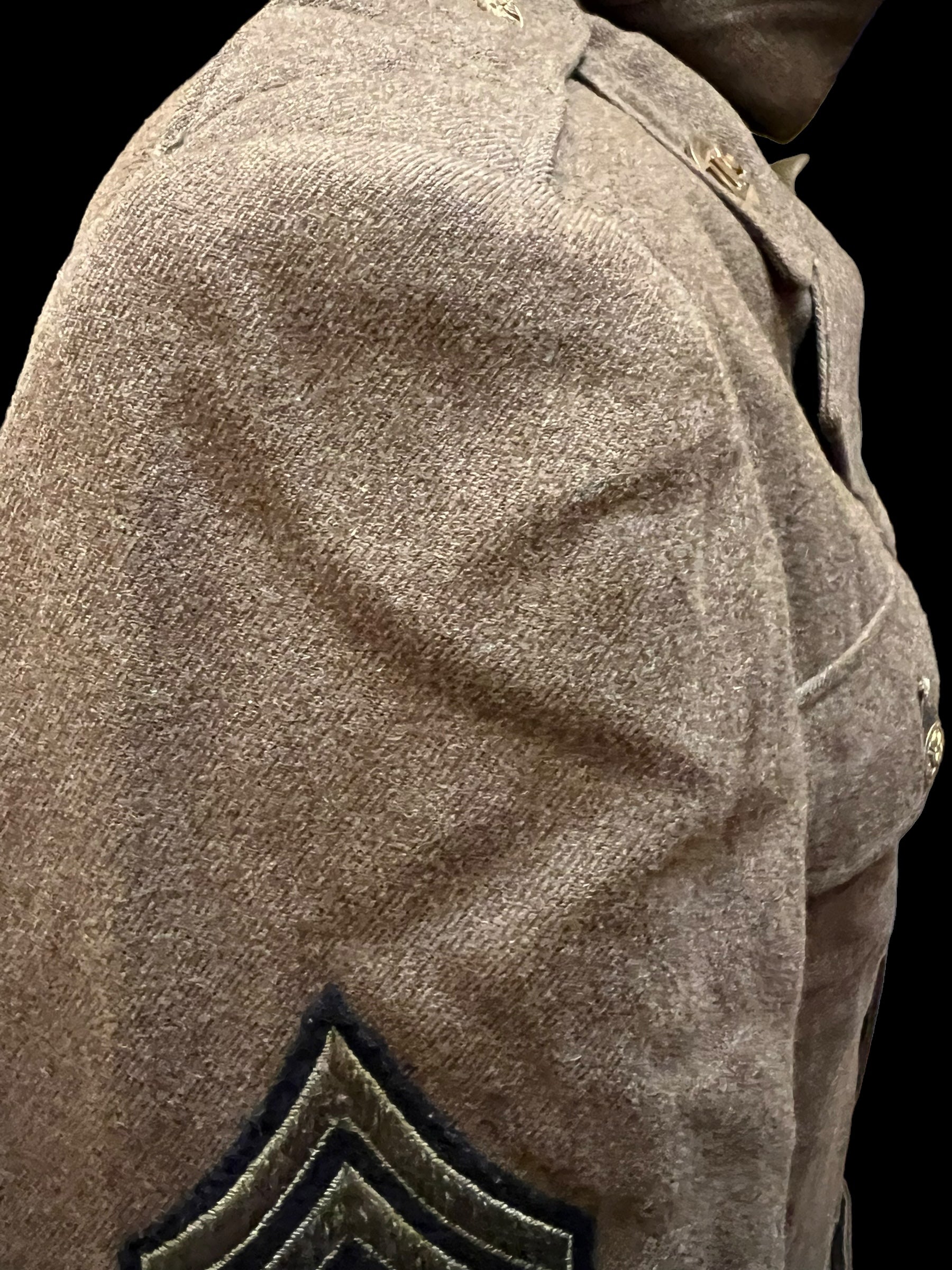 WWII AAF SGT’s Ike Cutdown Grouoping