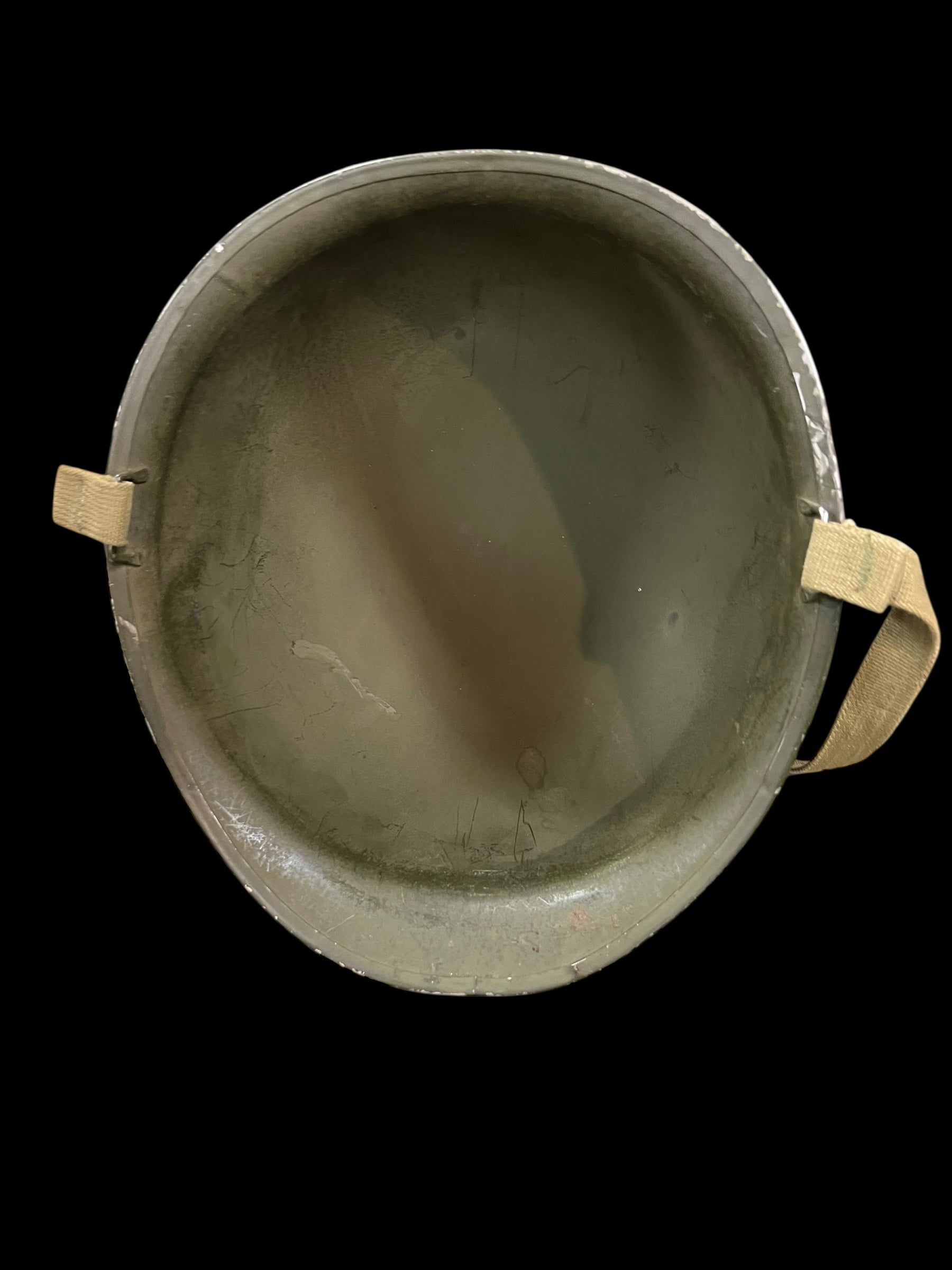 WWII Fixed Bale Colonels Helmet