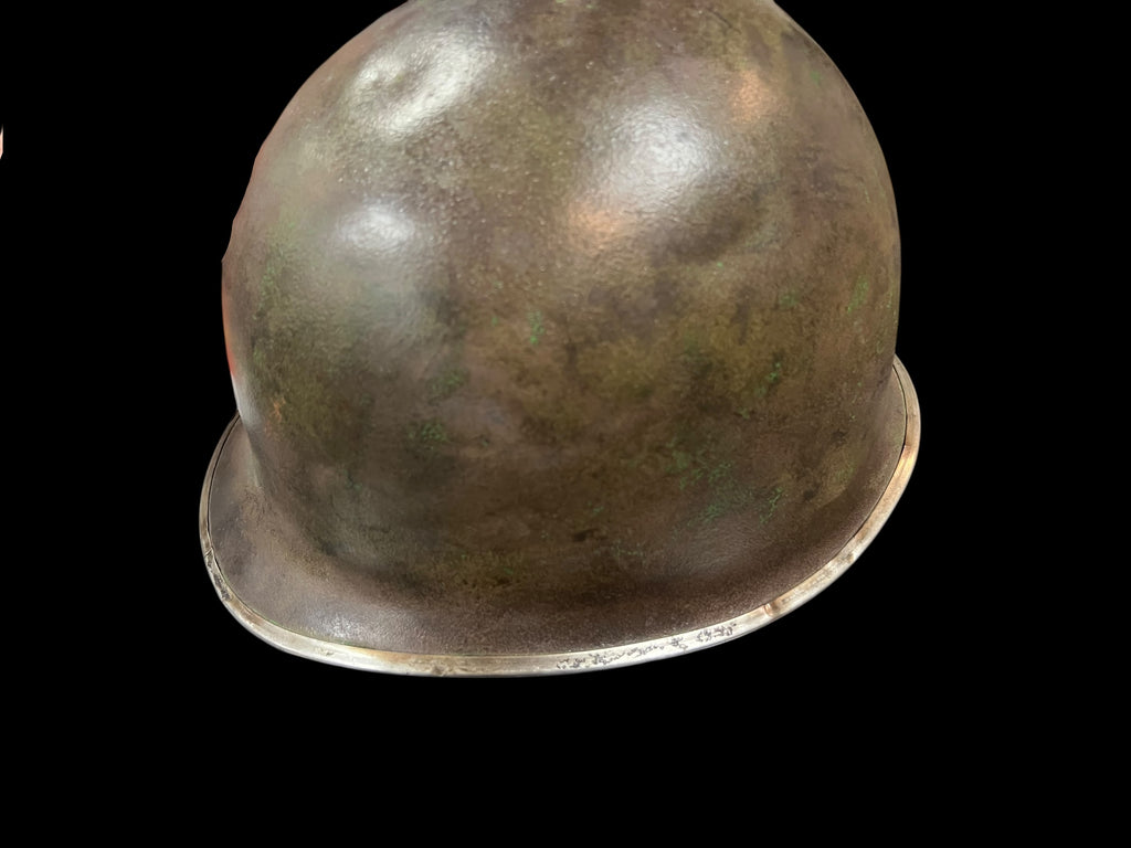 WWII Camo Fixed Bale 1LTs Helmet