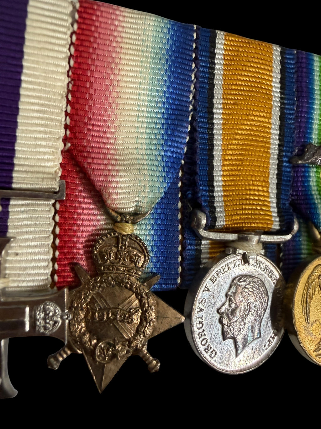 WW1 Spinks Made Miniature Medal Bar