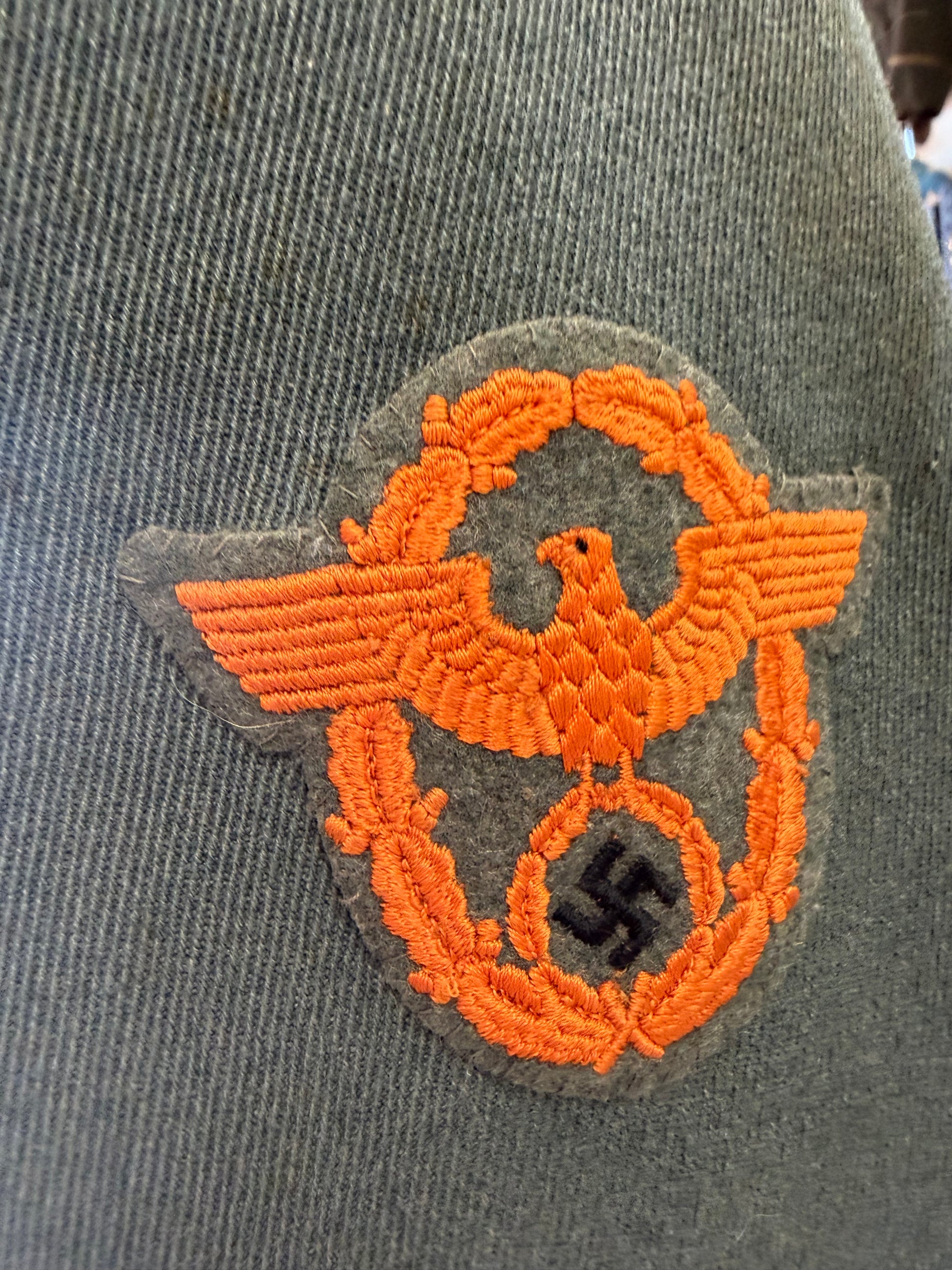 Named WWII German Feldgendarmerie Uniform Grouping - Dutch Made