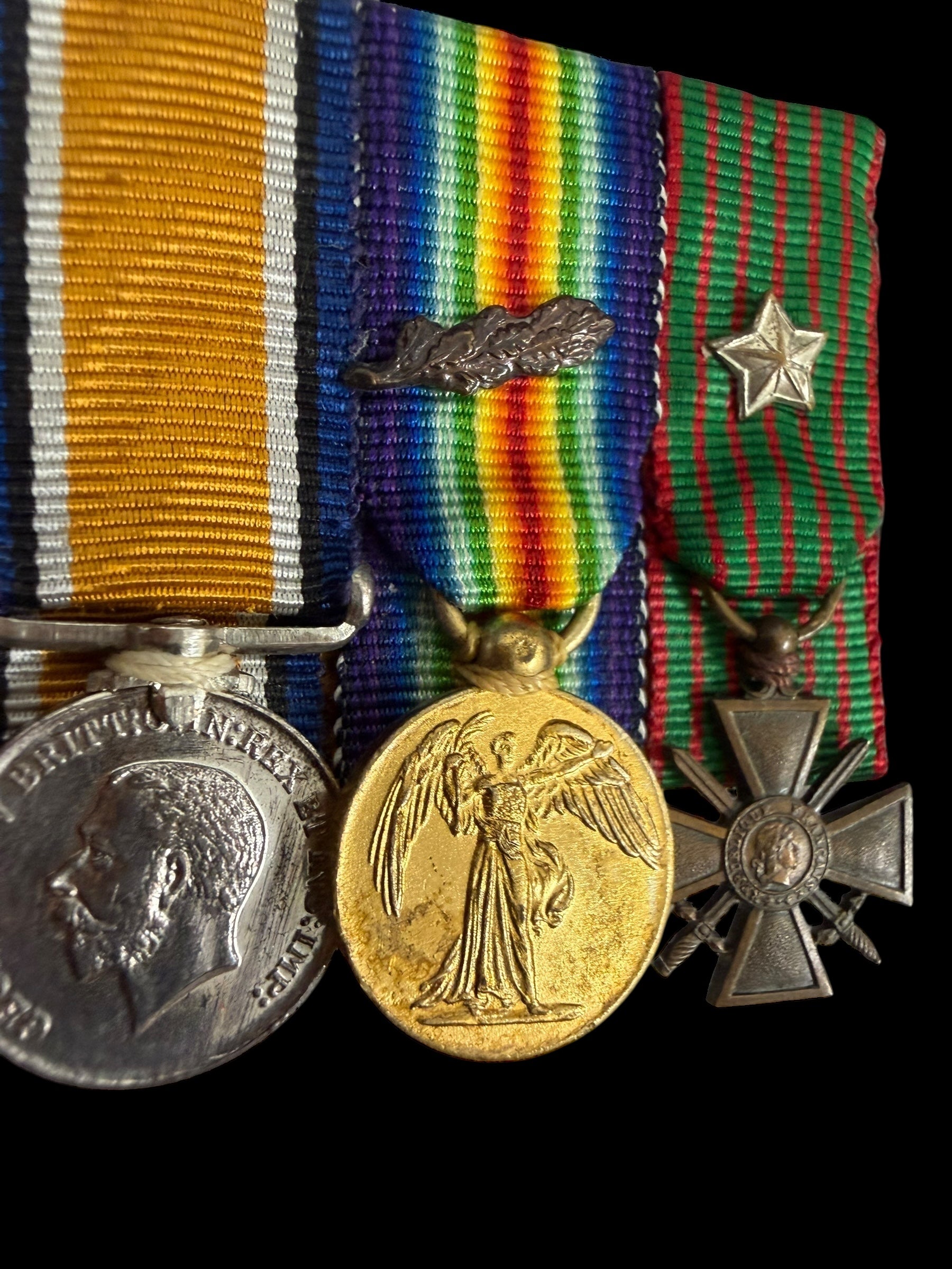 WW1 Spinks Made Miniature Medal Bar