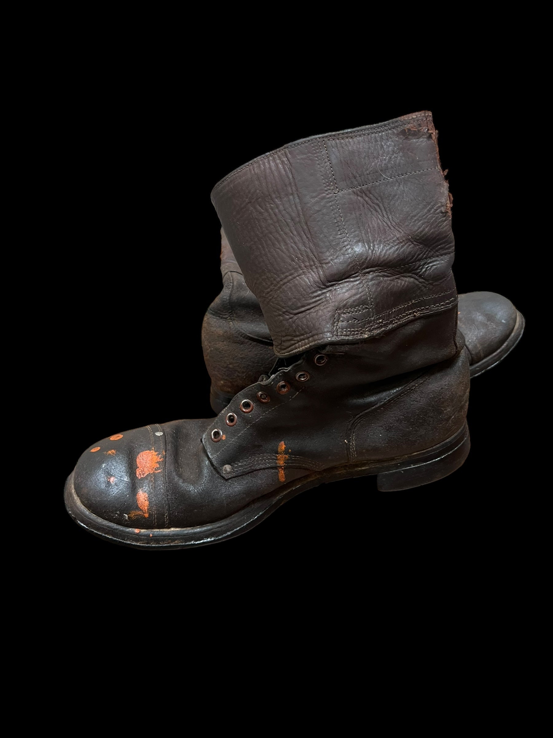 WWII Size 9EE Double Buckle Boots
