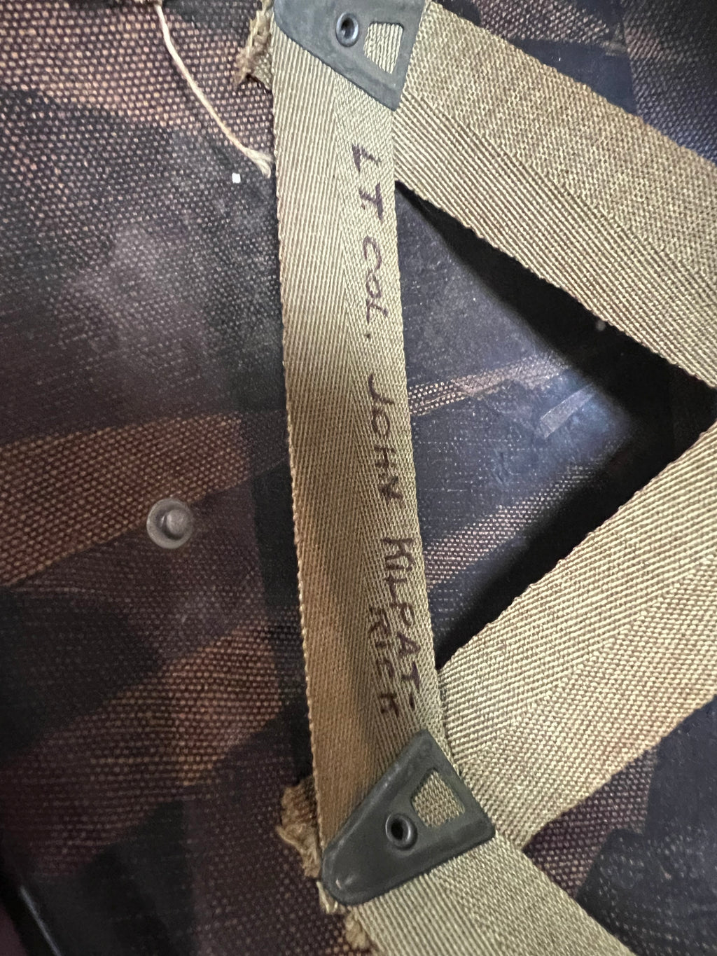 WWII Fixed Bale Colonels Helmet