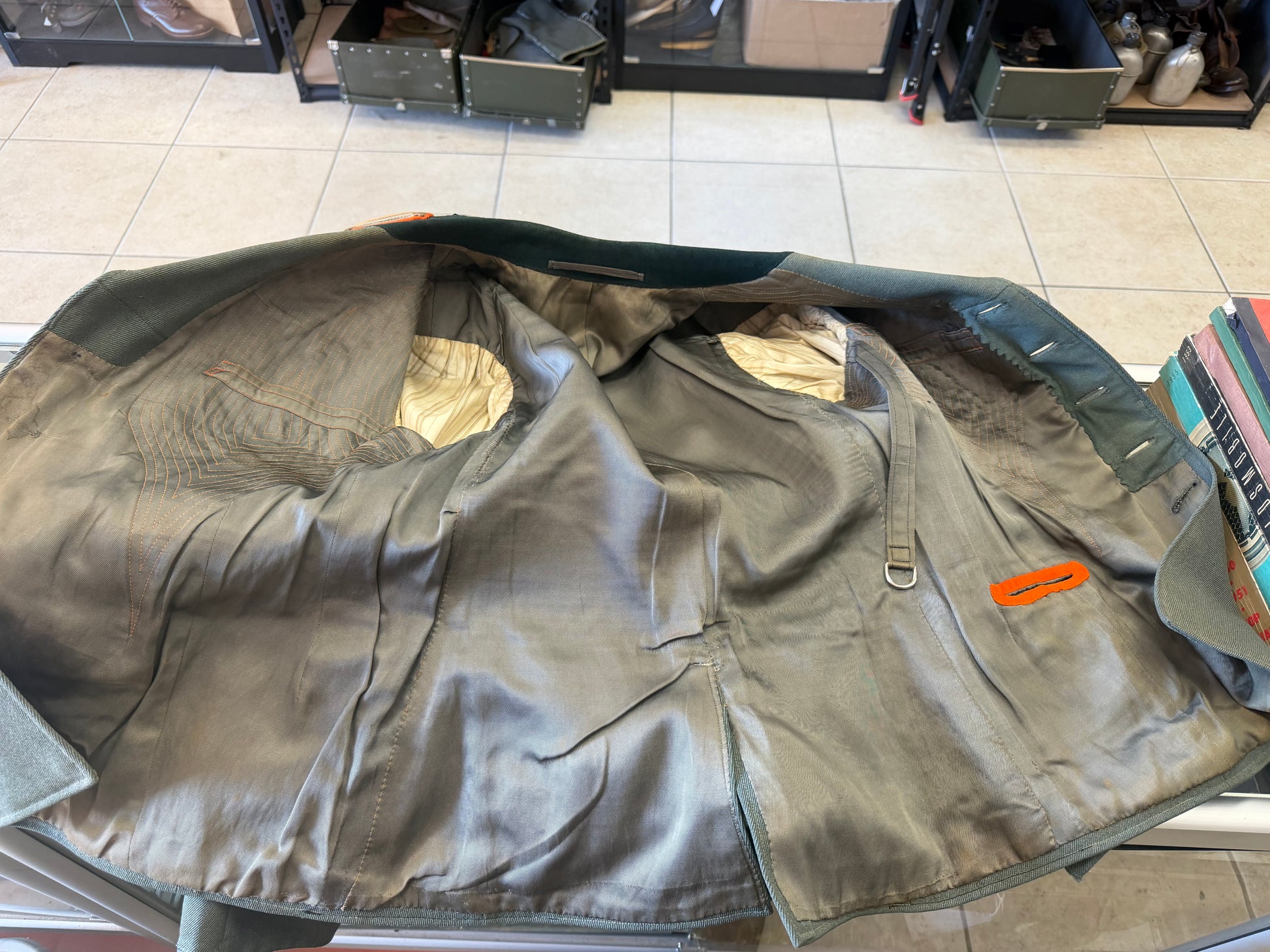 Named WWII German Feldgendarmerie Uniform Grouping - Dutch Made