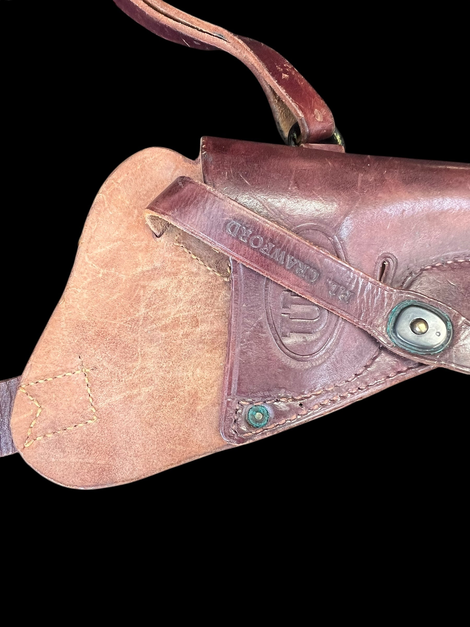 Named WWII and Korean War USMC Aviator Revolver Holster
