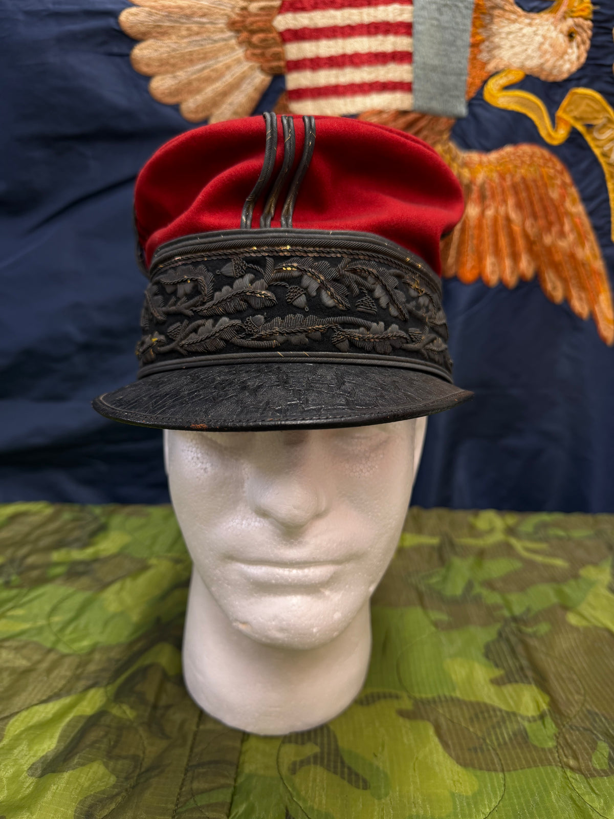 1880s-WW1 French Division Generals Kepi