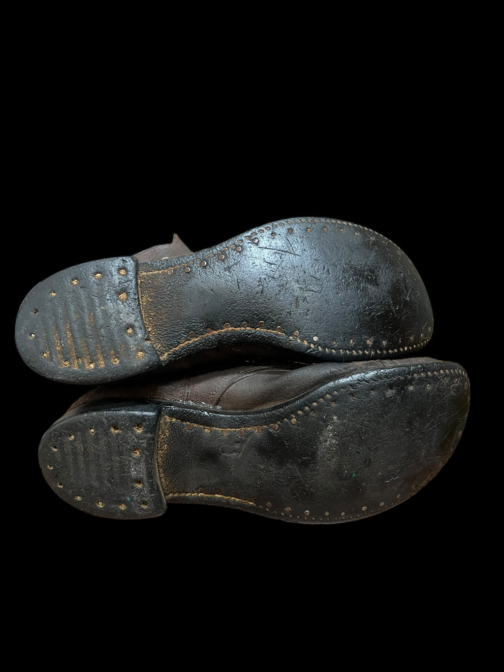 WWII Size 9EE Double Buckle Boots