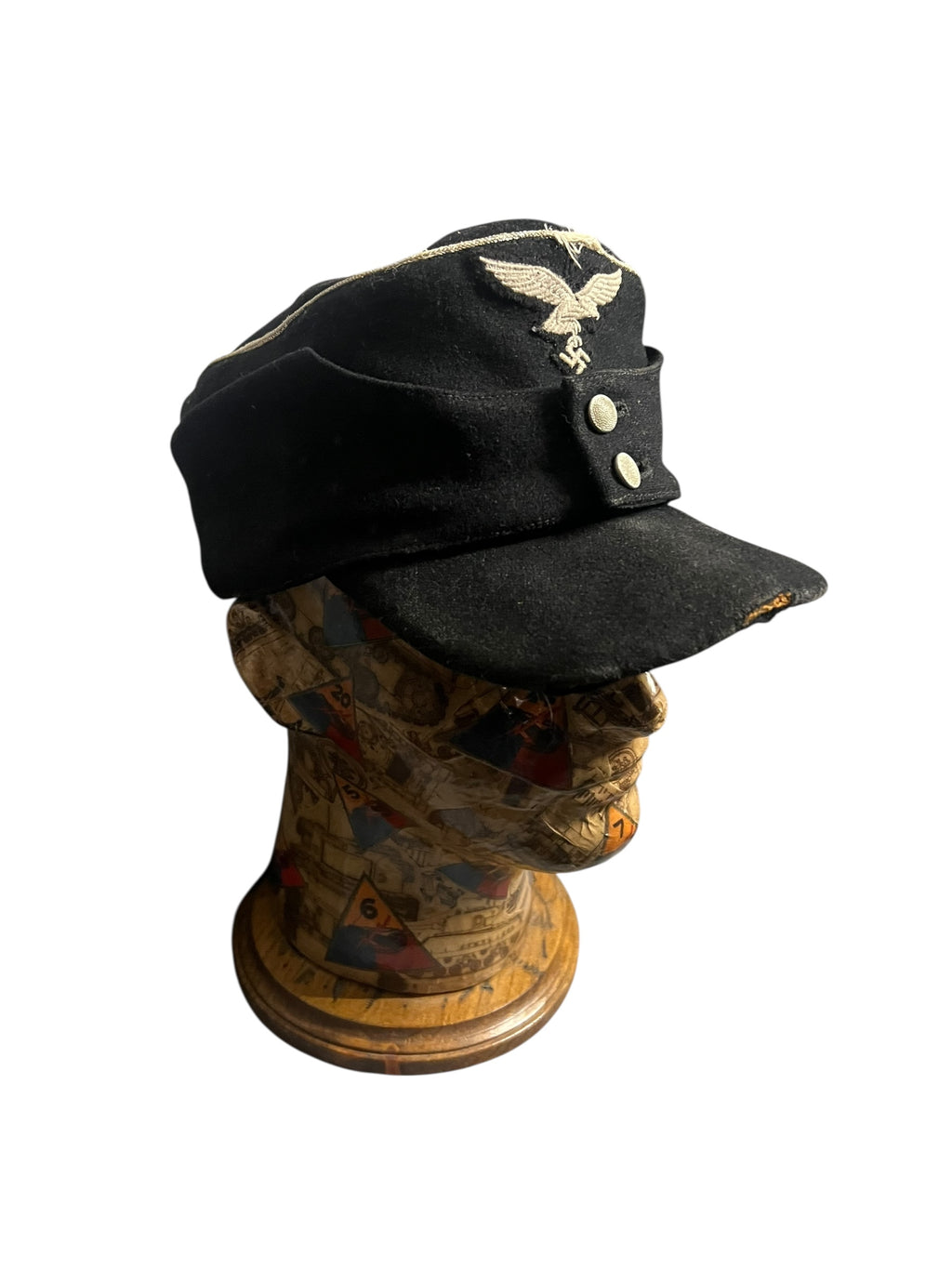 WWII Herman Goering Division Panzer Officers M43 Cap