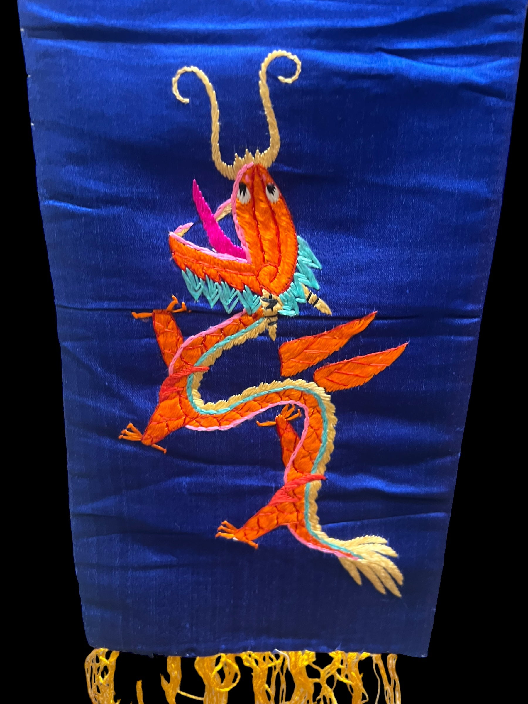 WWII CBI Scarf 1945 dated