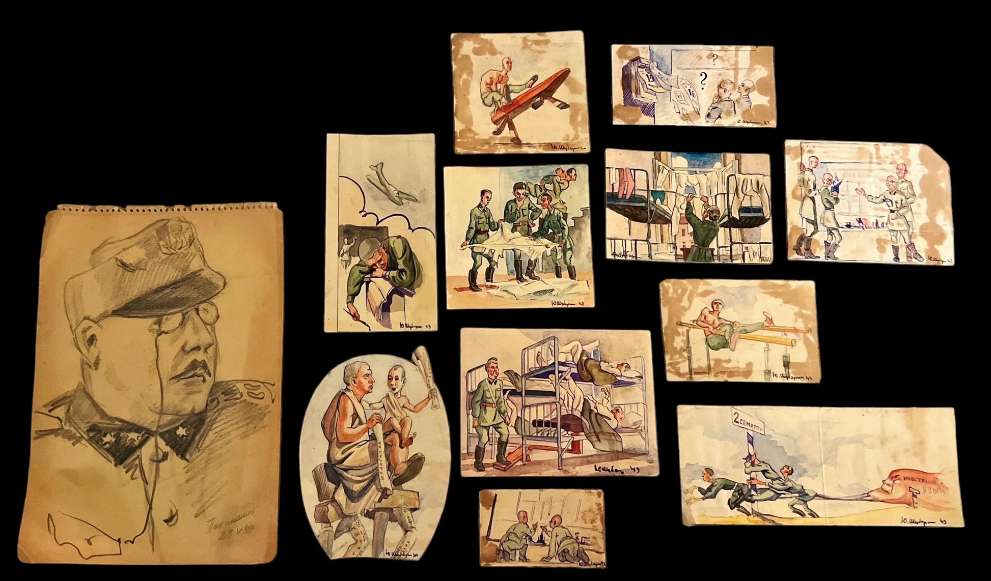 Original WWII Soviet Artwork