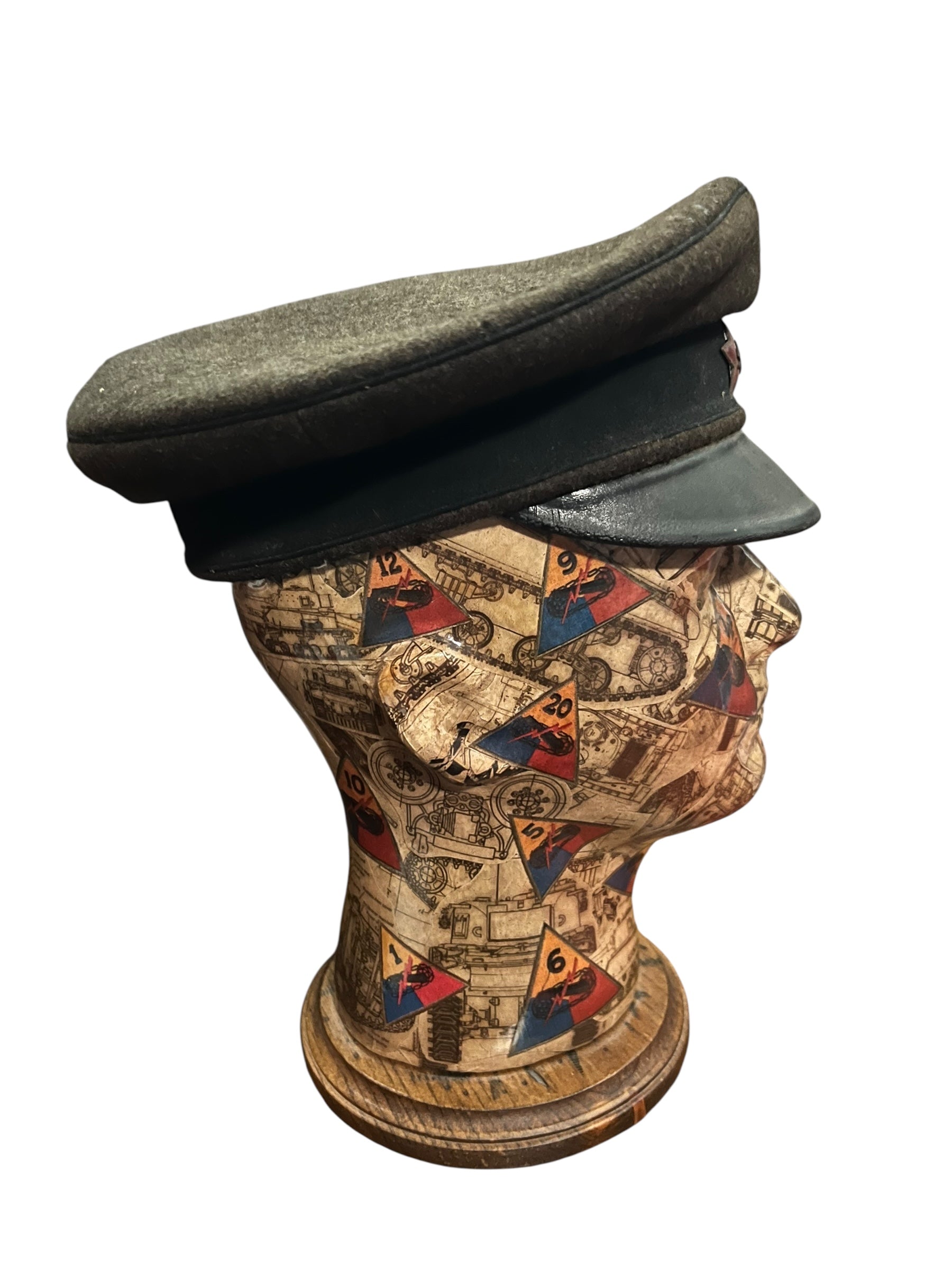 Early Post War German Made Soviet Chemical Troops Cap