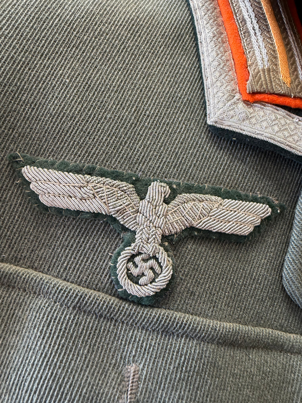 Named WWII German Feldgendarmerie Uniform Grouping - Dutch Made