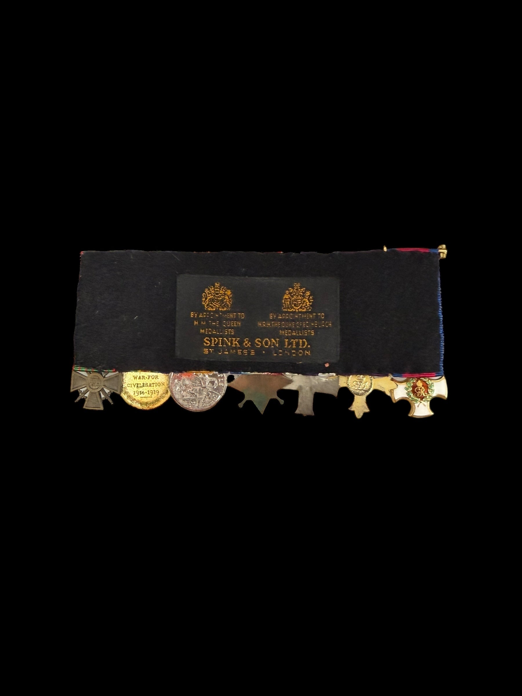 WW1 Spinks Made Miniature Medal Bar