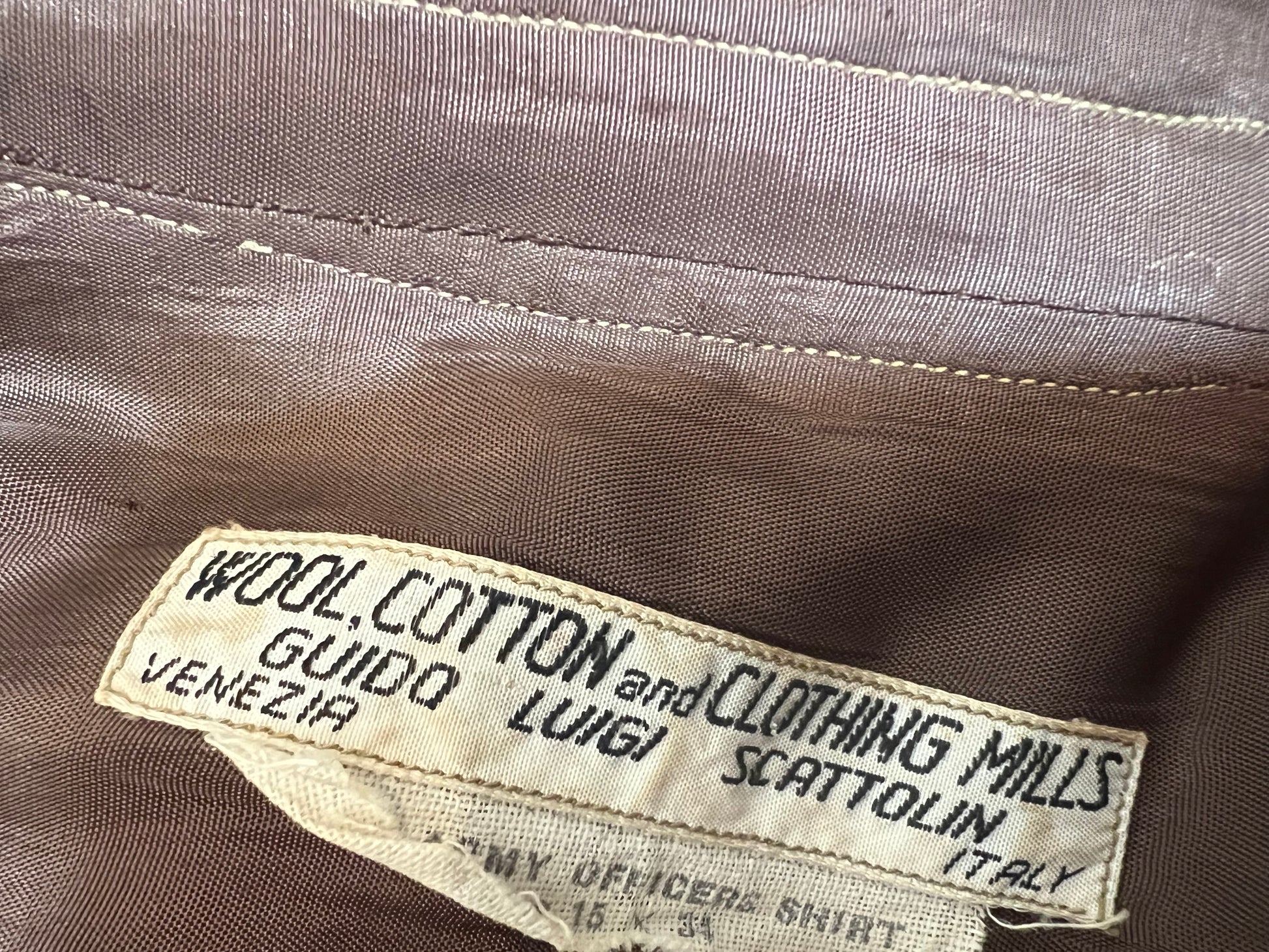 Italian made WWII US Officers Shirt