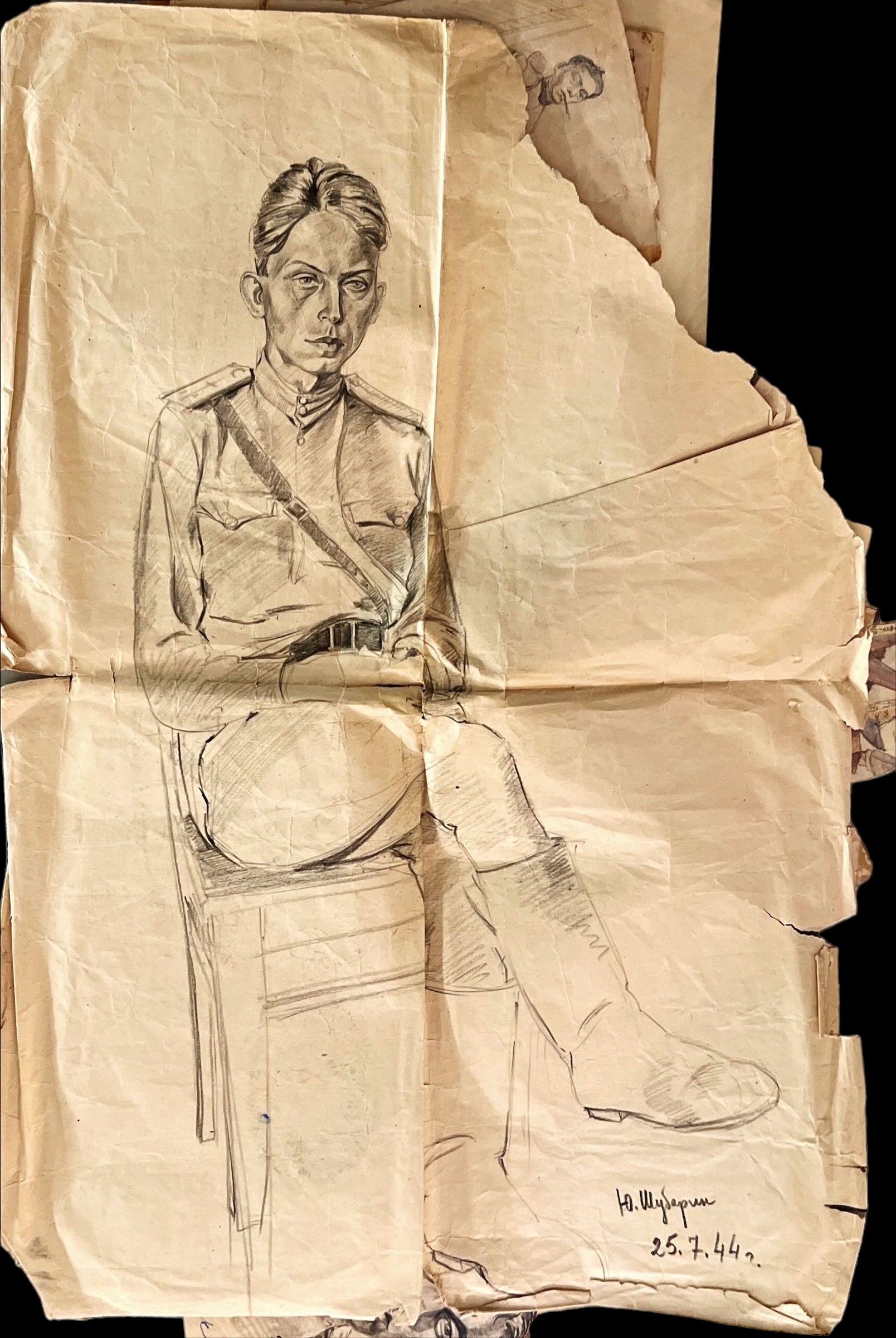 Original WWII Soviet Artwork