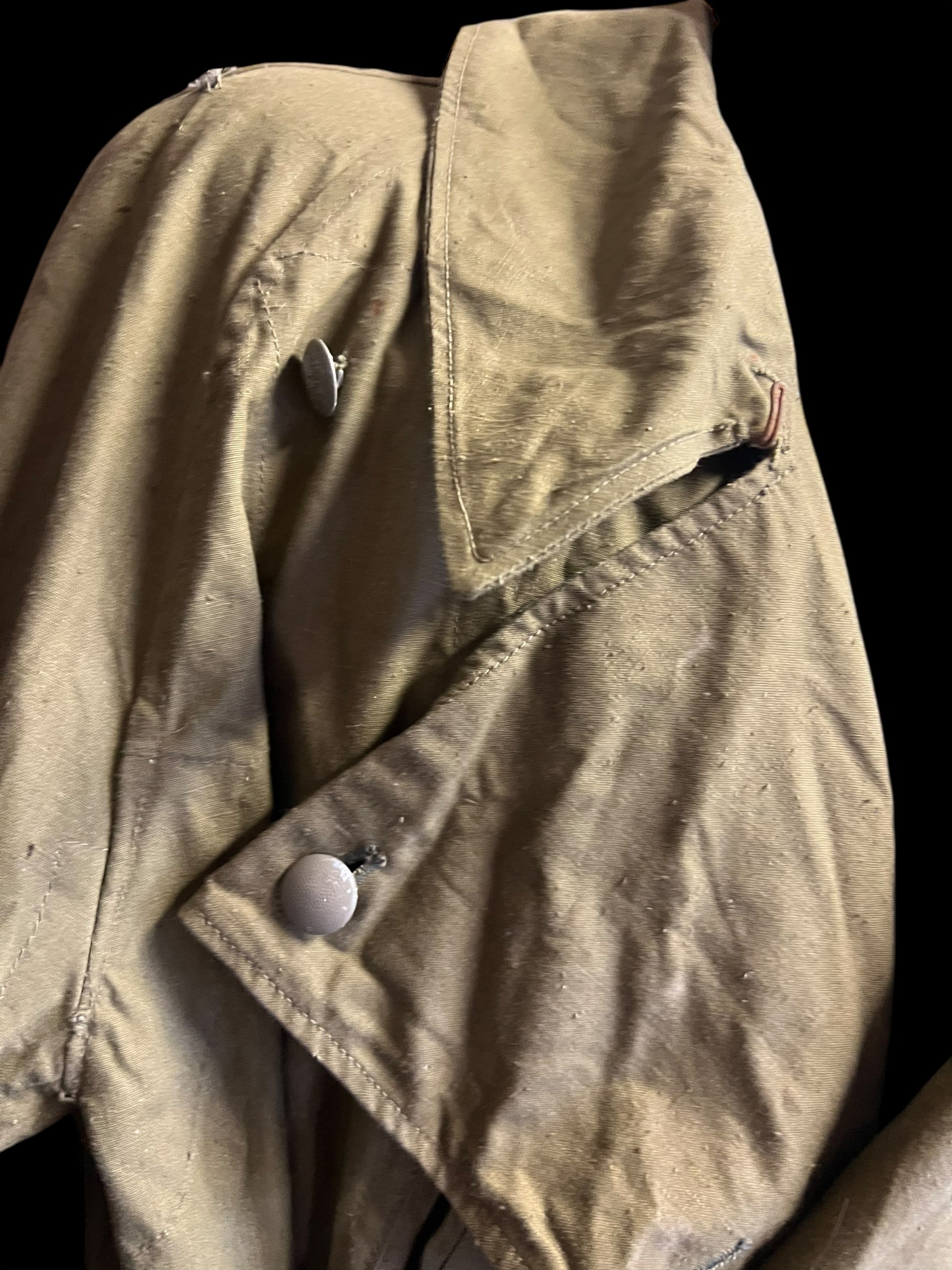 WWII German Tropical Riders Overcoat