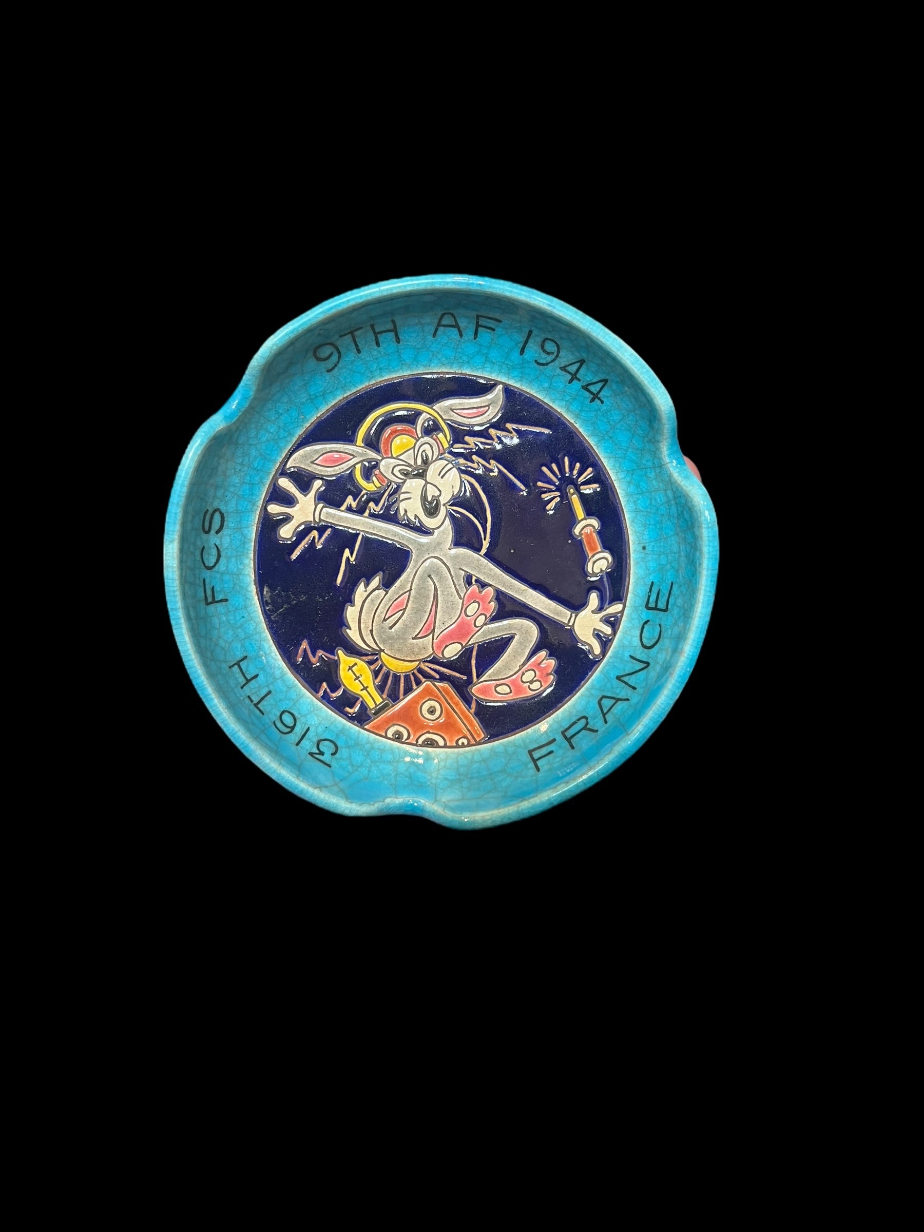 WWII 316th FCS Ashtray