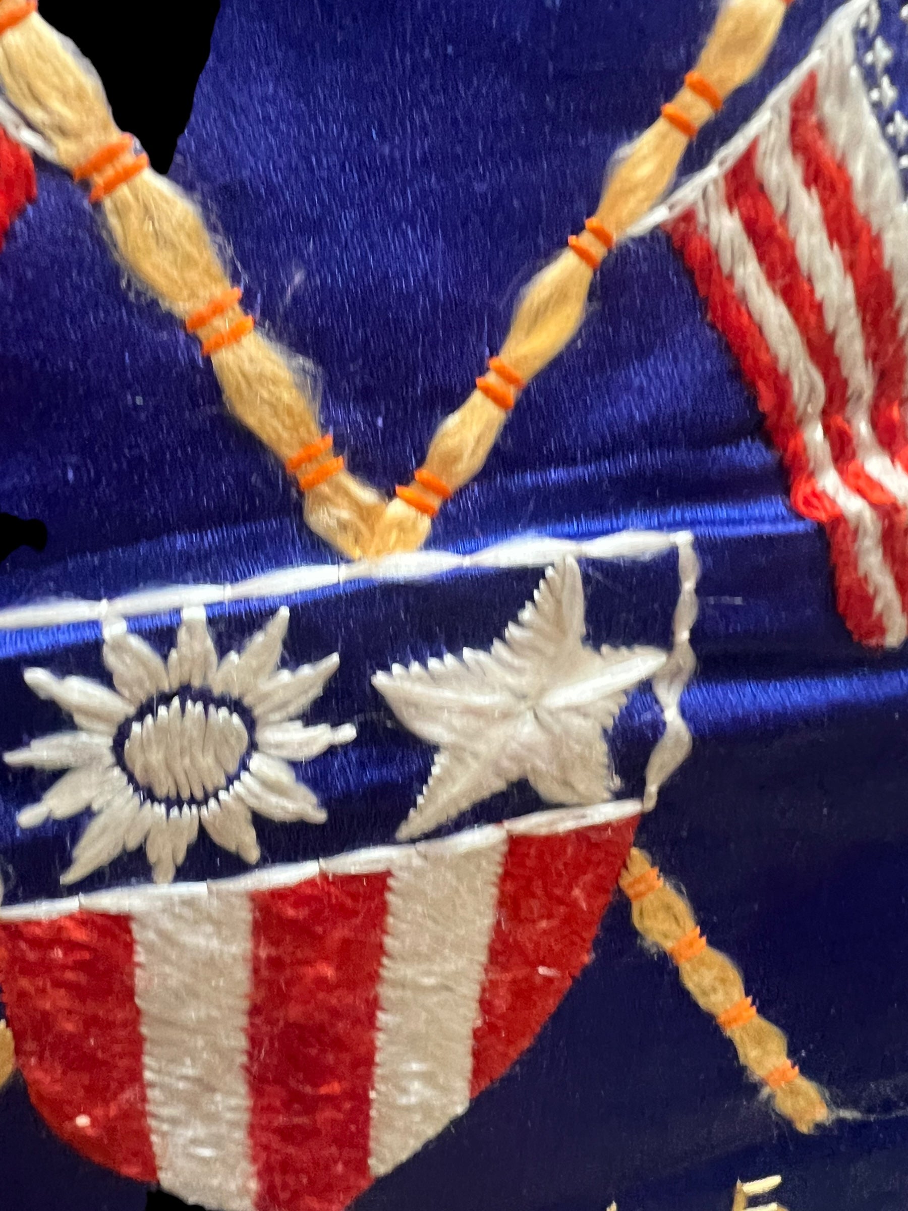 WWII CBI Scarf 1945 dated