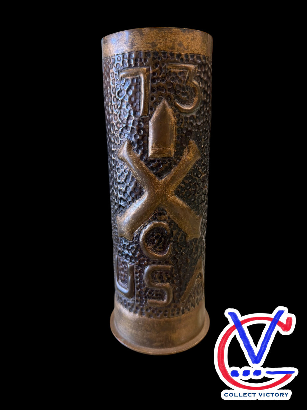 C Battery 73rd Coastal Artillery BN Trench Art