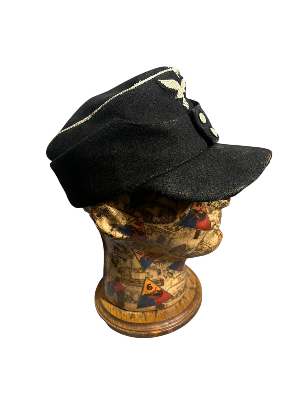 WWII Herman Goering Division Panzer Officers M43 Cap