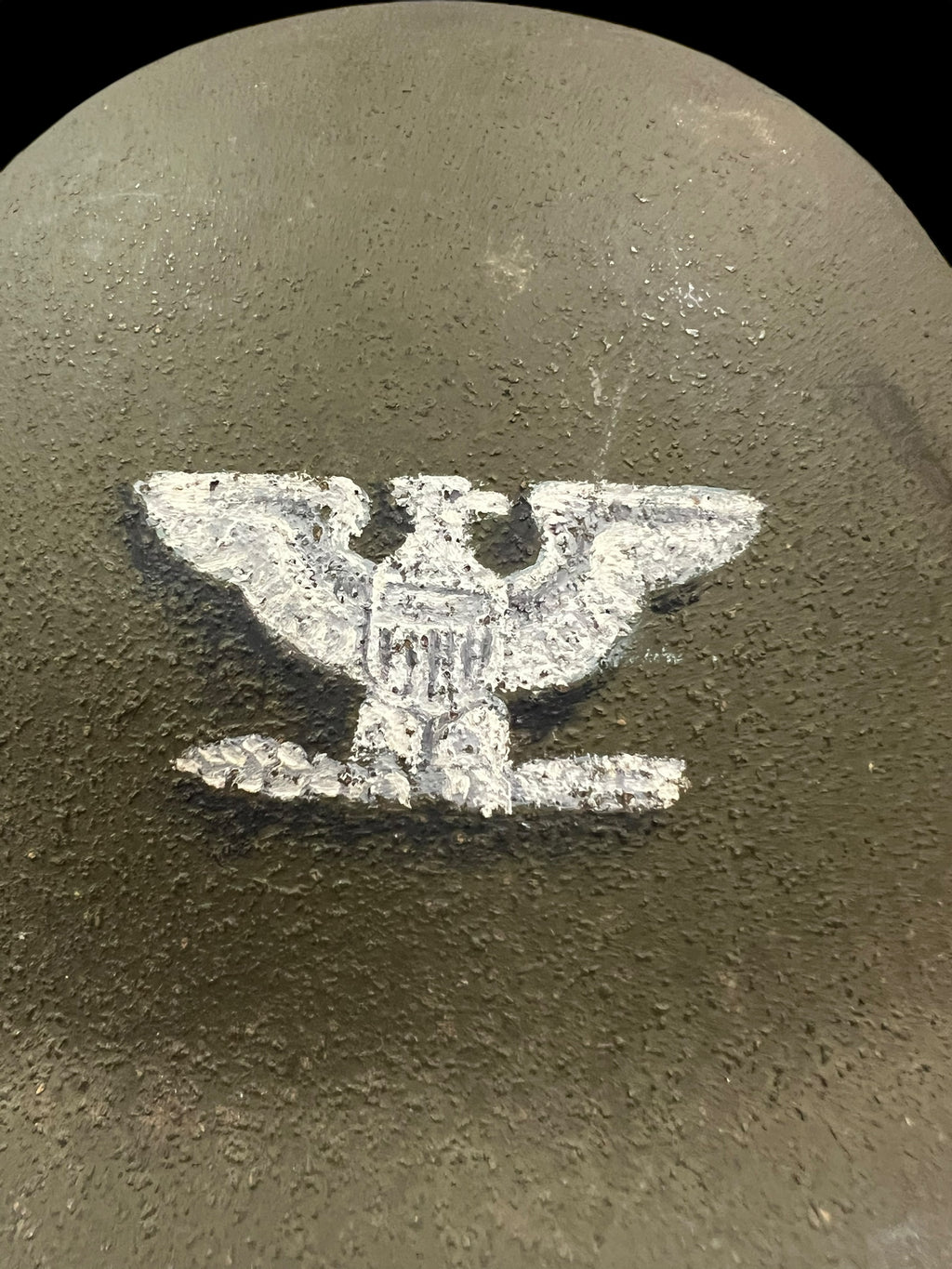 WWII Fixed Bale Colonels Helmet