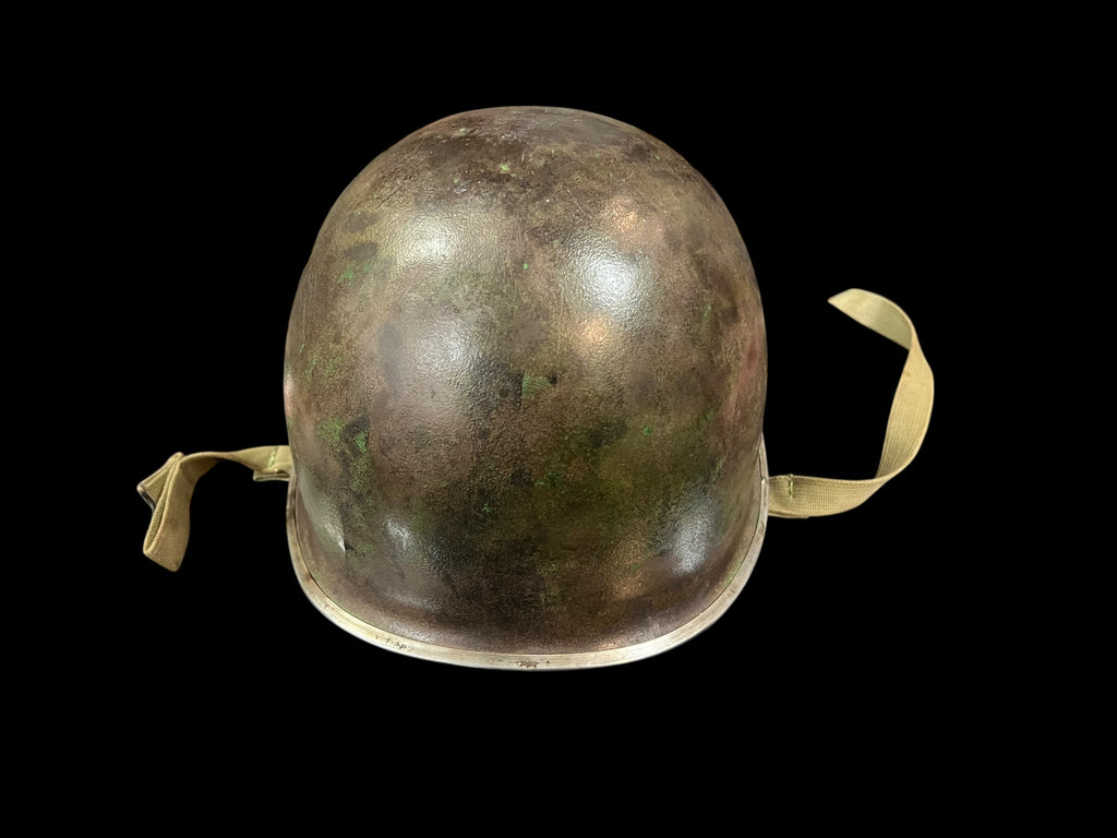 WWII Camo Fixed Bale 1LTs Helmet