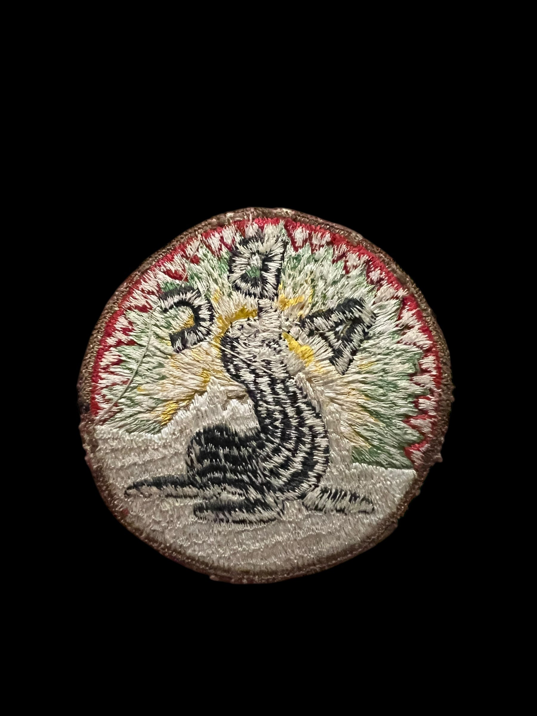 Green Sunburst Alaska Defense Command Disney Patch